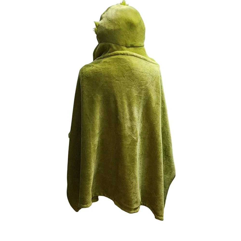 The‎ Grinch Hooded Blanket Wrap Dr. Seuss Kids Franco MFG Plush Throw